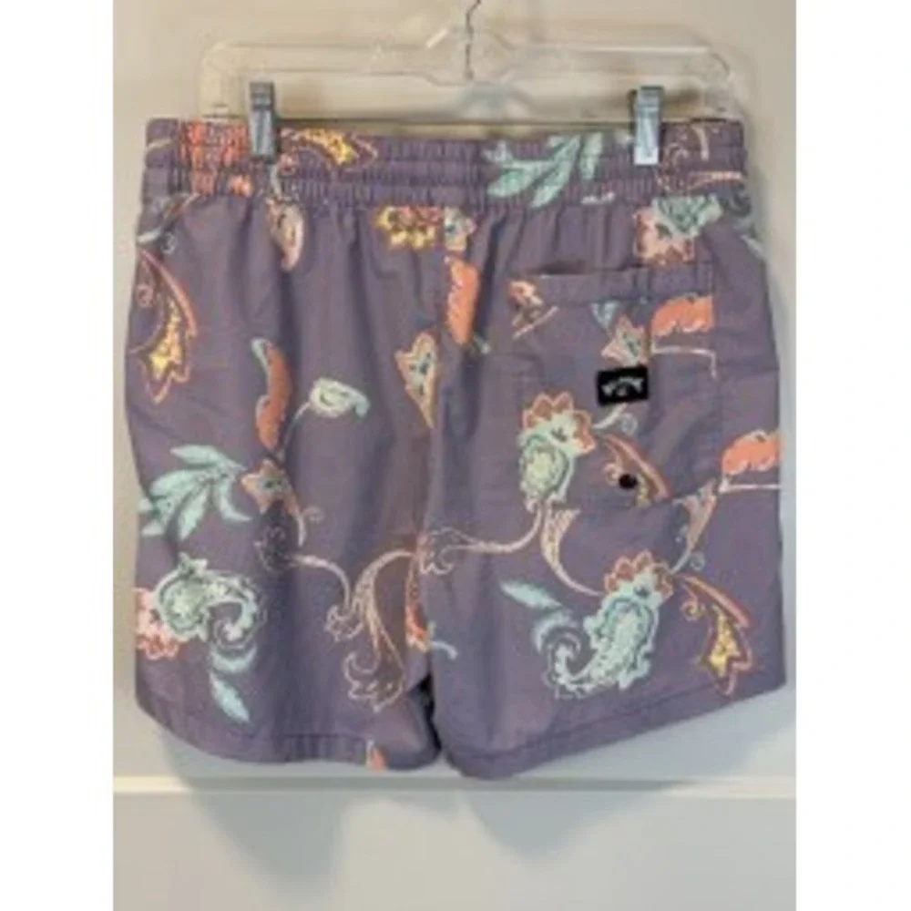 Billabong Good Times Recycler Layback Board Shorts Paisley Size‎ Medium